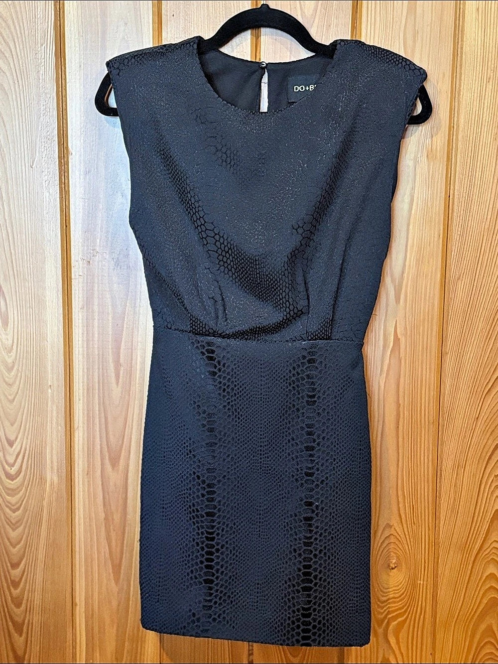 Do+Be Black Textured Mini Dress 🔸 Size Small 🔸 Like New